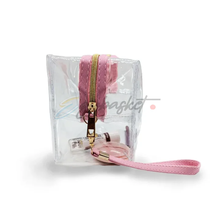 Makeup Bag Set Double Dose of Beauty Essential Makeup Bag Duos Clear & Chic - Image 7