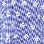 Shein Gingham Daisy Print Top - Image 2