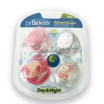 Dr browns pacifiers 4 set glow in dark - Image 2