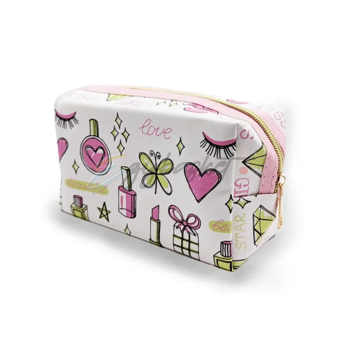Makeup Bag Set Double Dose of Beauty Essential Makeup Bag Duos Clear & Chic - Image 2