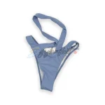 Shein Light Blue Bikini Cross Strap Design Summer - Image 4