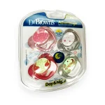 Dr browns pacifiers 4 set glow in dark