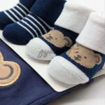 Duck duck goose 3 soft bibs and 2 pair of socks boys - Image 8