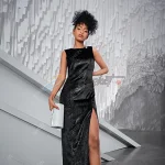 SHEIN Unity Sleeveless Split Sequin Evening Dress - Image 3
