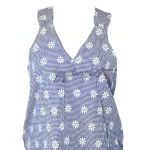 Shein Gingham Daisy Print Top - Image 3