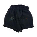 Shein Stylish Black Tie-Waist Shorts - Image 7