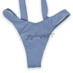 Shein Light Blue Bikini Cross Strap Design Summer - Image 7