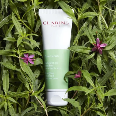 Clarins Paris Pure Scrub with lava beads 1.7oz