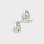 Stradivarius Intertwined Hoop Earrings - Image 4