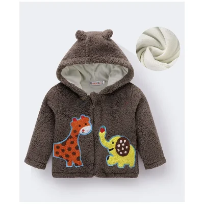 Shein Hooded Winter Fur Jacket