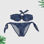 Shein Blue Leopard Bikini