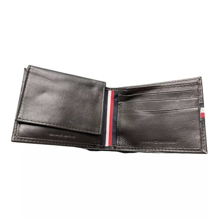 Genuine Tommy Hilfiger Men's Leather Wallet And Valet Brown - RFID PROTECTION - Image 3