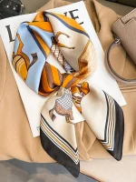 Silk Scarf Women - Image 4