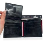 Genuine Tommy Hilfiger Men’s Leather Wallet And Valet BLACK – RFID PROTECTION - Image 3