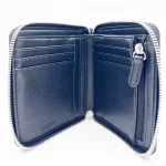 DKNY Monogram Zip Wallet – Black - Image 4