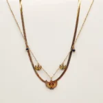 NEFERU Pharaoh’s Wings Layered Egyptian Statement Necklace