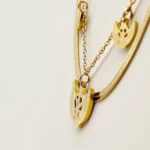 NEFERU Pharaoh’s Wings Layered Egyptian Statement Necklace - Image 2