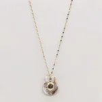 NEFERU Golden Turtle on Shell Necklace - Image 3