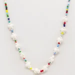 NEFERU Turtle Vibes Necklace – Beaded Color Pop