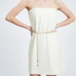 NEFERU Elegant Gold plated Filigree Circle Belt